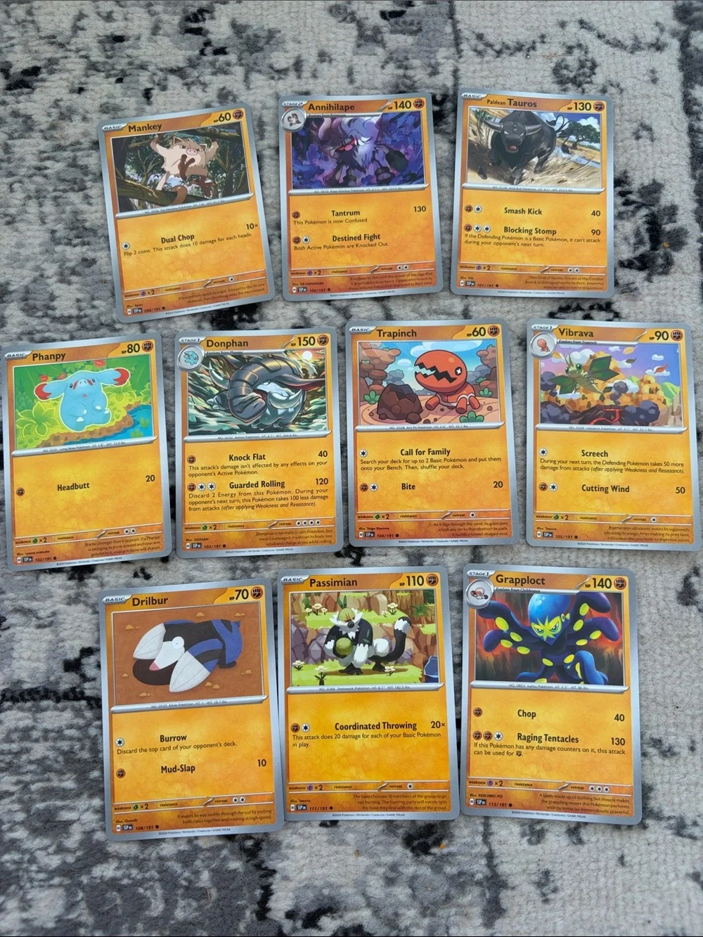 Pokémon Surging Sparks Binder Builder Lot 84 Unique Cards | No Duplicates